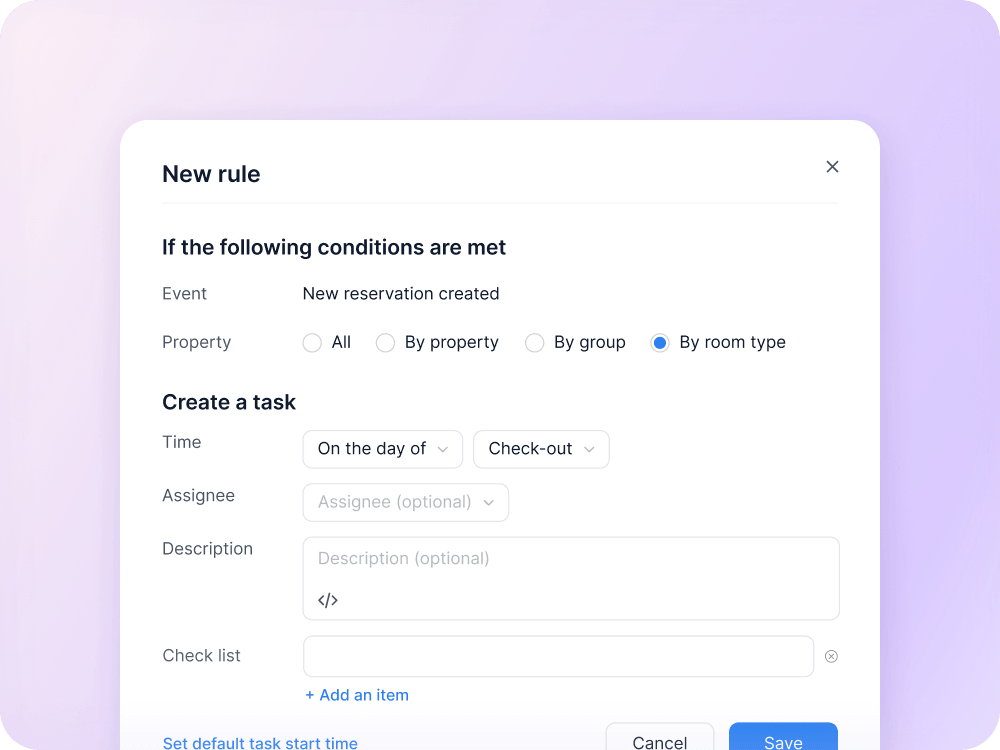 Automated tasks