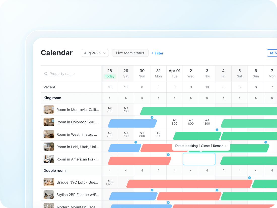 Multi-calendar interface