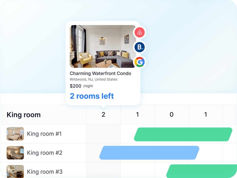 Room type management interface